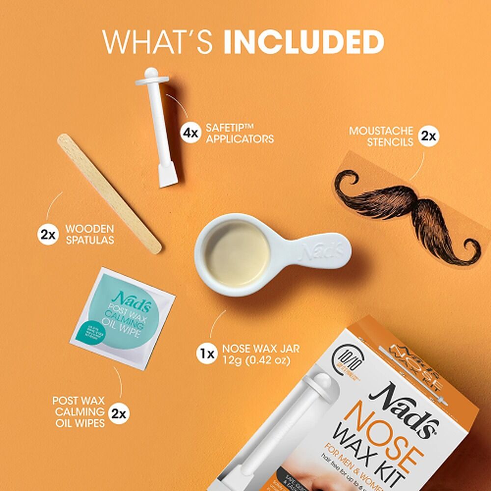Nad's Nose Wax Kit for Men & Women 12g