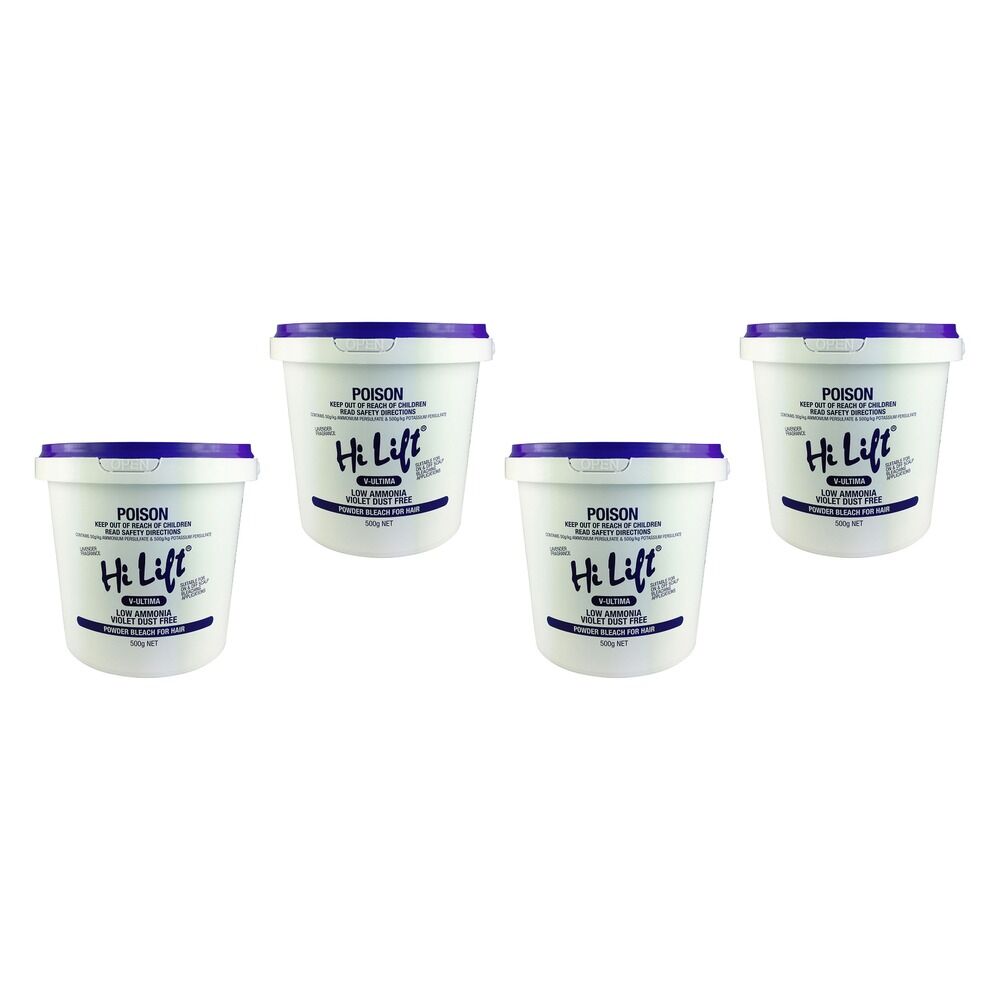 Hi Lift V-Ultima Violet Powder Bleach 500g Pack of 4