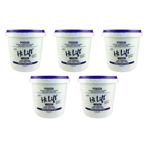 Hi Lift V-Ultima Violet Powder Bleach 500g Pack of 5