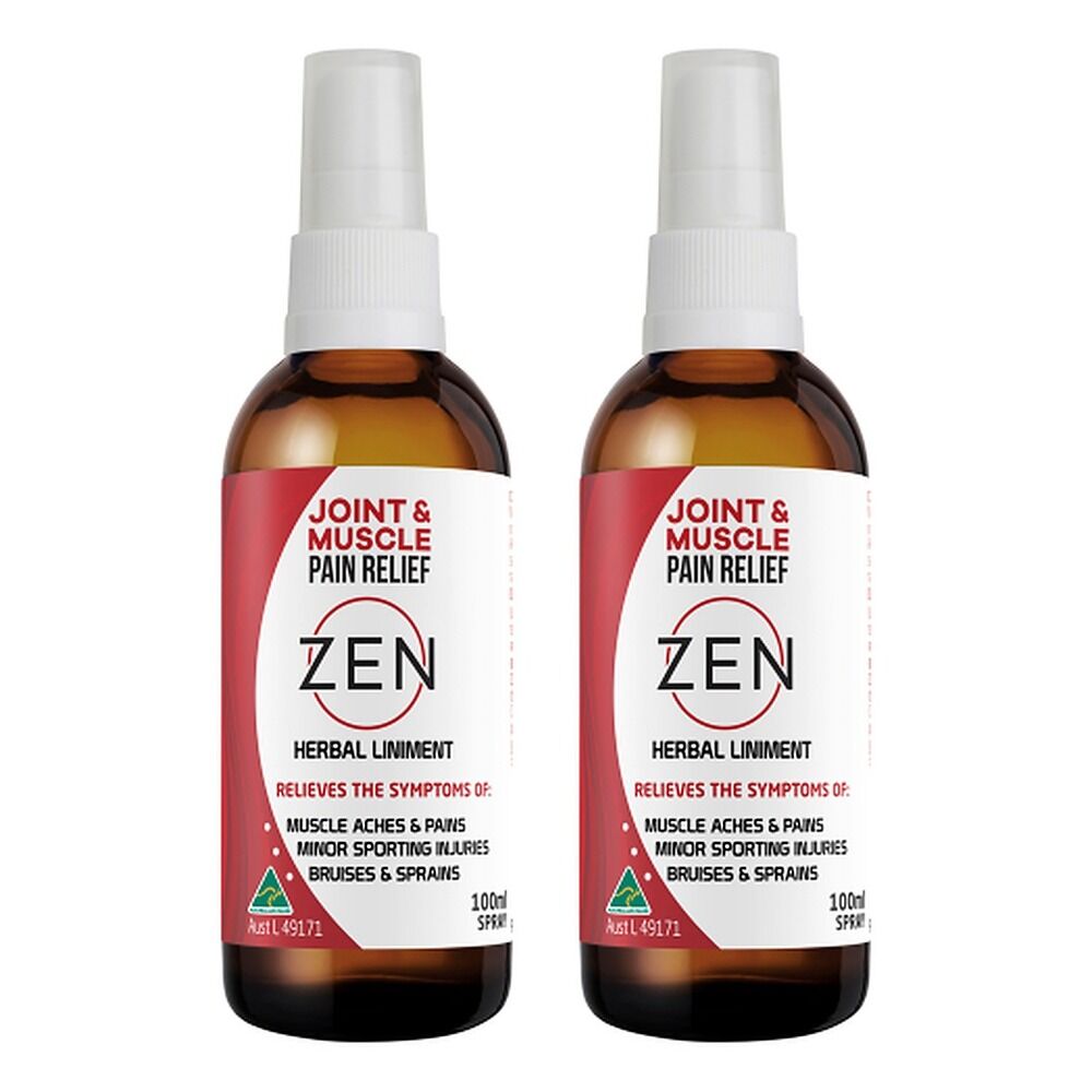 Zen Theraptic Herbal Liniment Spray 100mL Pack of 2