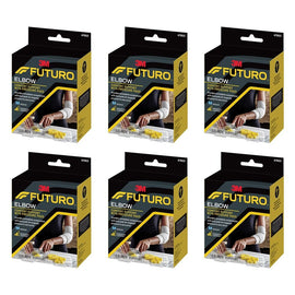 Futuro Comfort Elbow Support with Pressure Pads Medium Pack of 6
