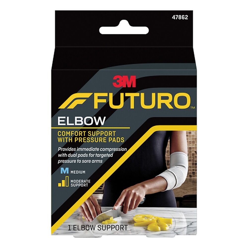 Futuro Comfort Elbow Support with Pressure Pads Medium