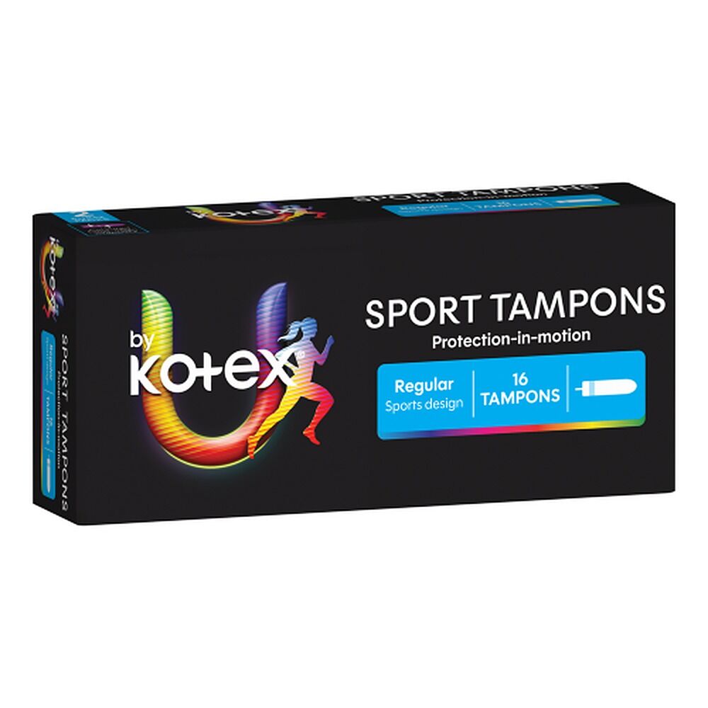 U By Kotex Sport Tampons Regular 16 Pack x 12