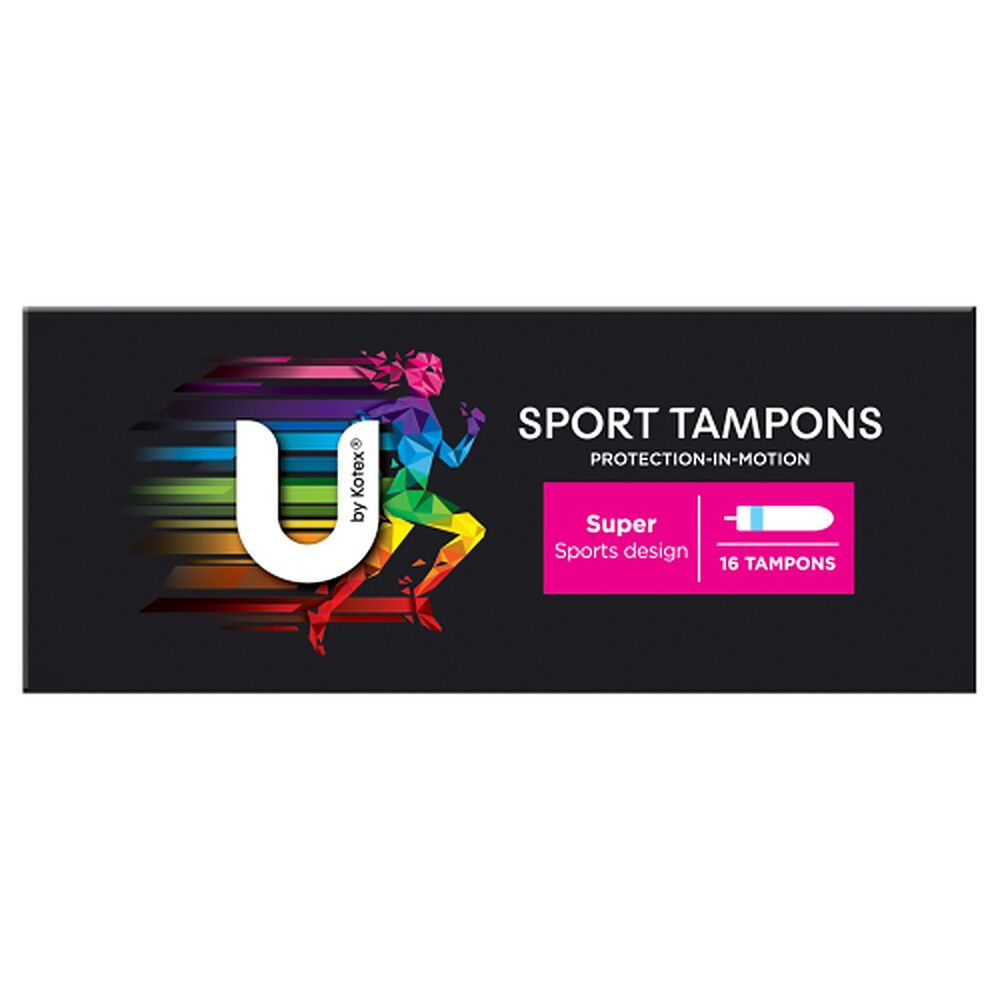 U By Kotex Sport Tampons Super 16 Pack