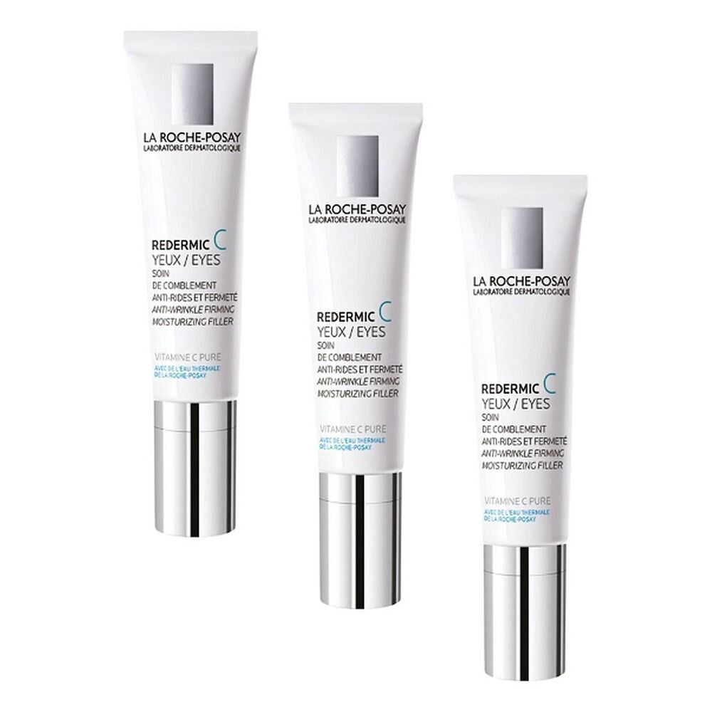 La Roche-Posay Redermic C Eyes 15mL Pack of 3