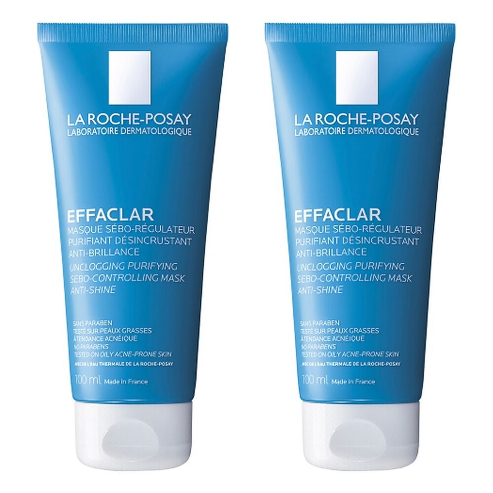 La Roche-Posay Effaclar Mask 100mL Pack of 2