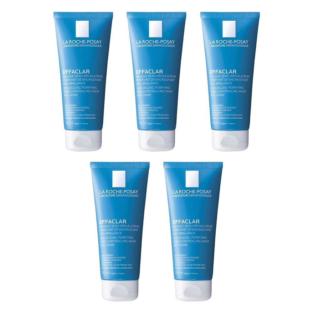 La Roche-Posay Effaclar Mask 100mL Pack of 5