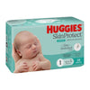 Huggies Skin Protect Newborn Nappies, 28 Nappies x 4