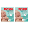 Huggies Newborn Nappies for Boys & Girls Size 1 108 Pack Bundle of 2