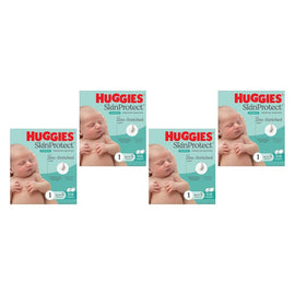 Huggies Newborn Nappies for Boys & Girls Size 1 108 Pack Bundle of 4