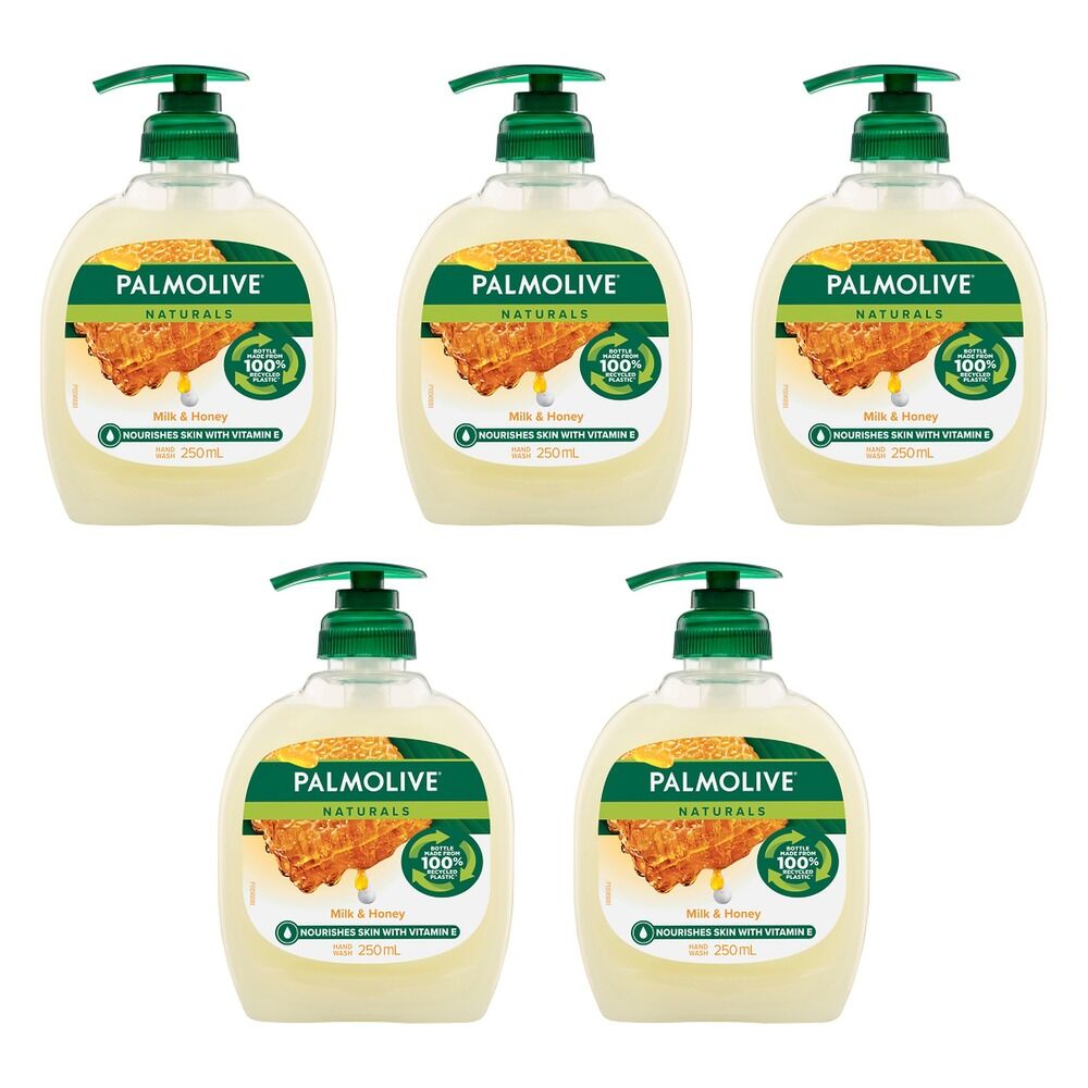 Palmolive Naturals Hand Wash Milk & Honey 250mL Pack of 5
