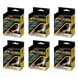 Futuro Comfort Elbow Support with Pressure Pads Small Pack of 6
