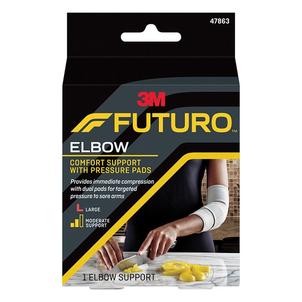 Futuro Comfort Elbow Support with Pressure Pads Large