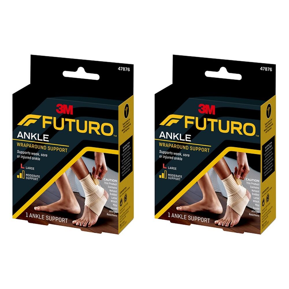 Futuro Wrap Around Ankle Support L Pack of 2