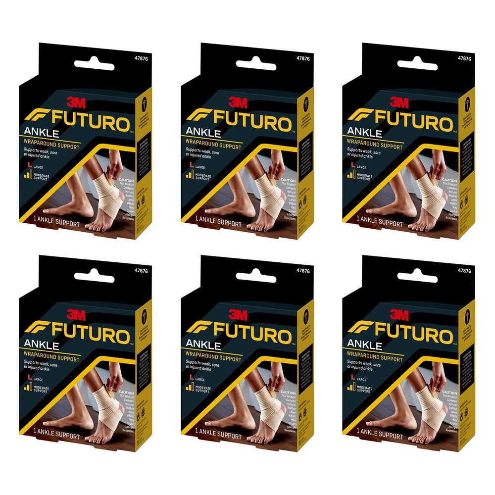 Futuro Wrap Around Ankle Support L Pack of 6