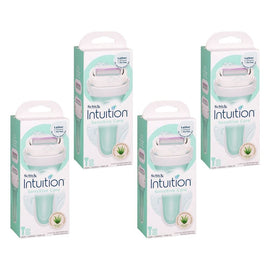 Schick Intuition Sensitive Care Razor Kit +3 Pack of 4