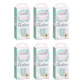 Schick Intuition Sensitive Care Razor Kit +3 Pack of 6