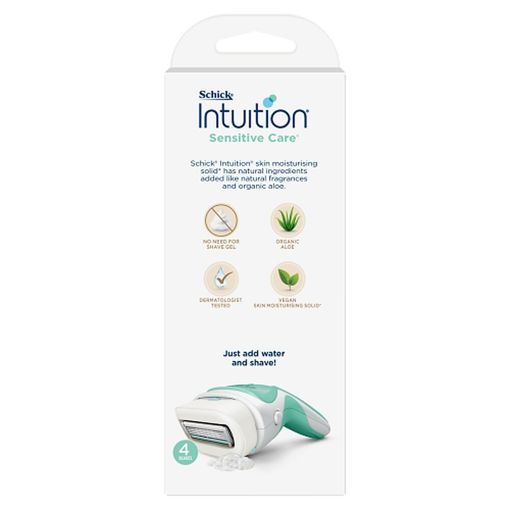 Schick Intuition Sensitive Care Razor Kit +3