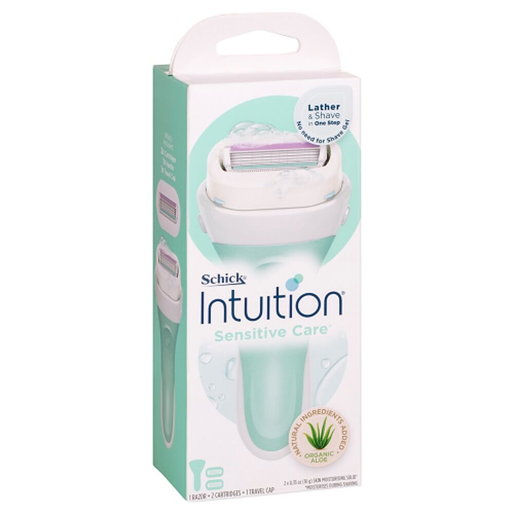 Schick Intuition Sensitive Care Razor Kit +3