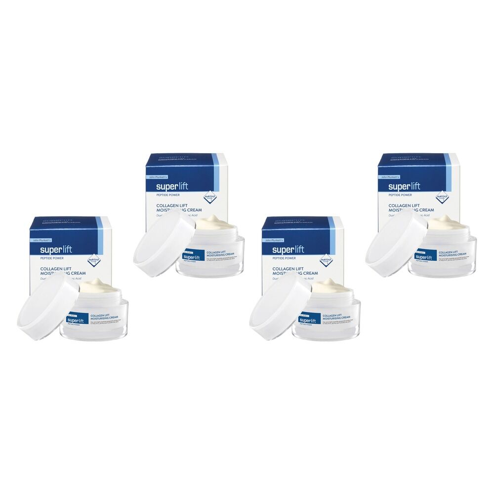 Plunketts SuperLift Collagen Lift Moisturising Cream 50g Pack of 4