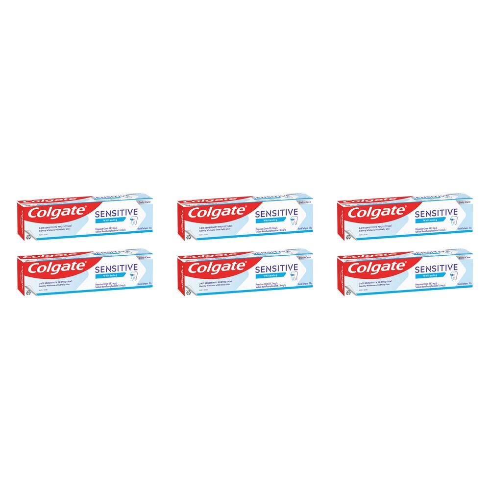 Colgate Sensitive Whitening Toothpaste 110g Pack of 6