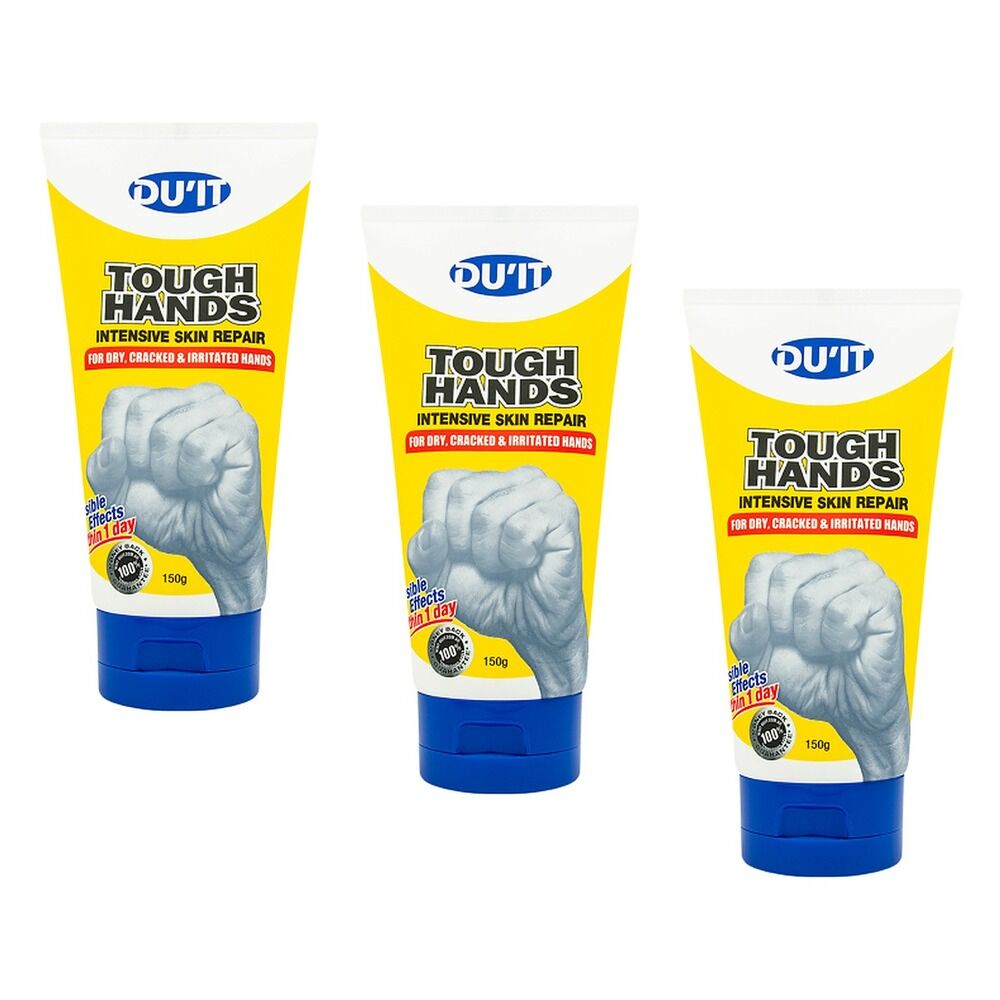 DU'IT Tough Hands Intensive Hand Cream 150g Pack of 3