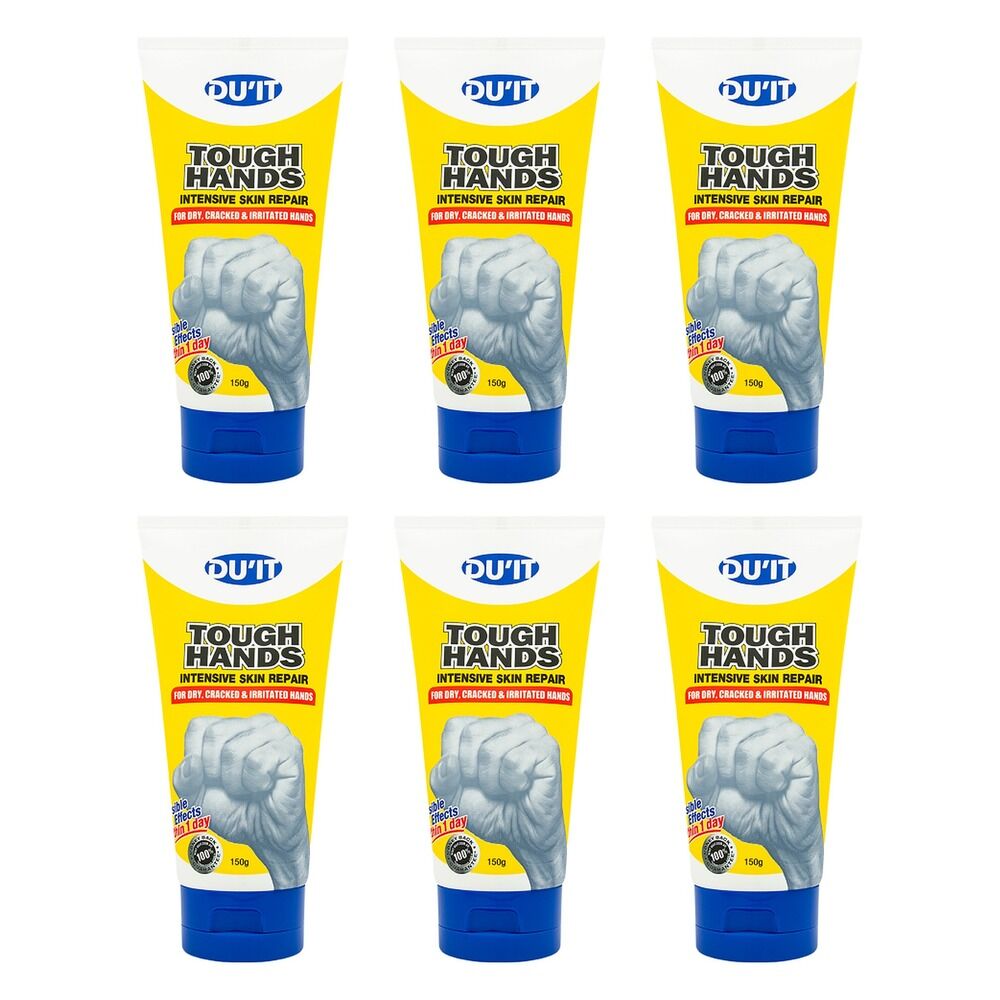 DU'IT Tough Hands Intensive Hand Cream 150g Pack of 6