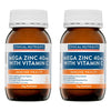Ethical Nutrients Mega Zinc 40mg with Vitamin C Orange 95g Pack of 2