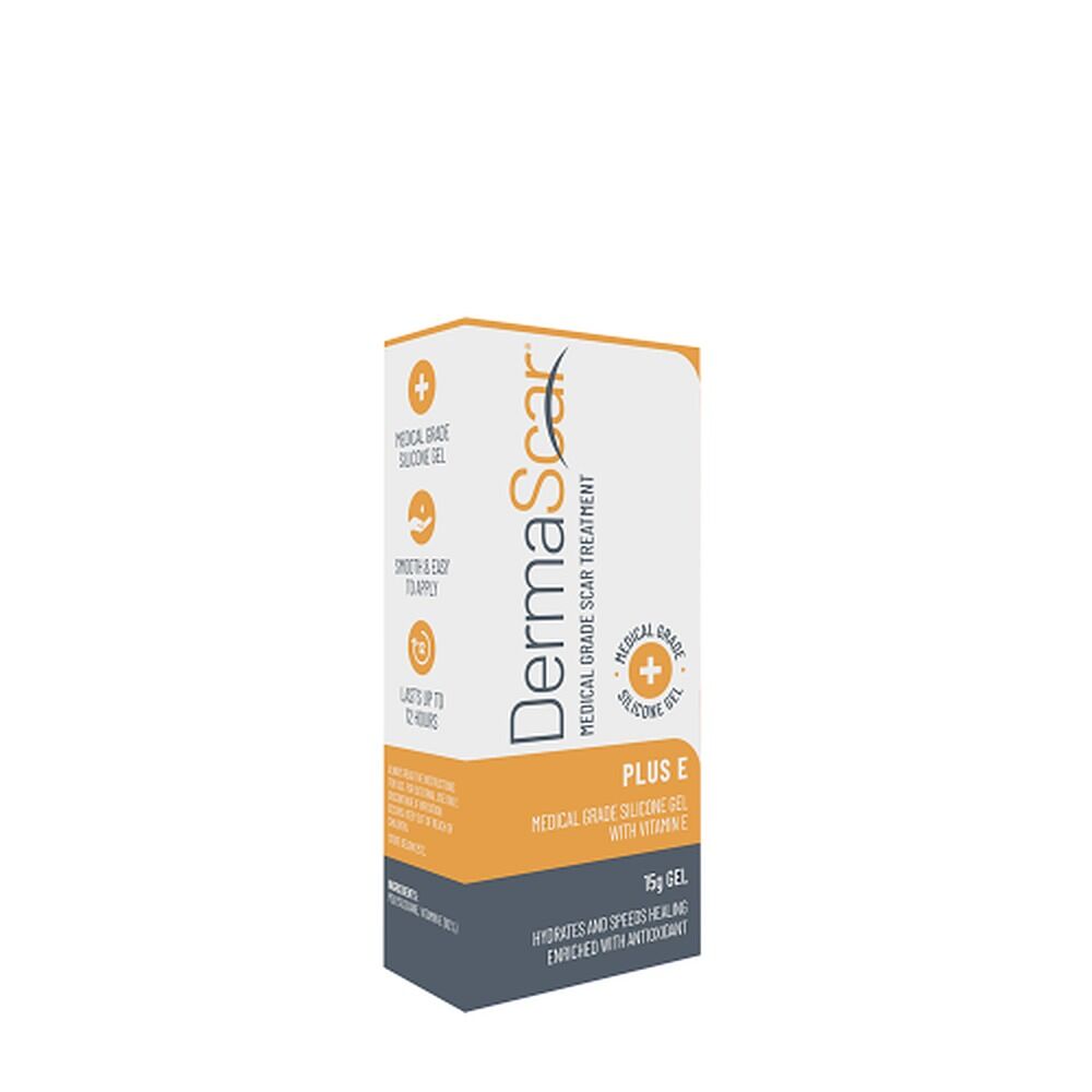 DermaScar Plus E 10% Vitamin E Silicone Gel 15g