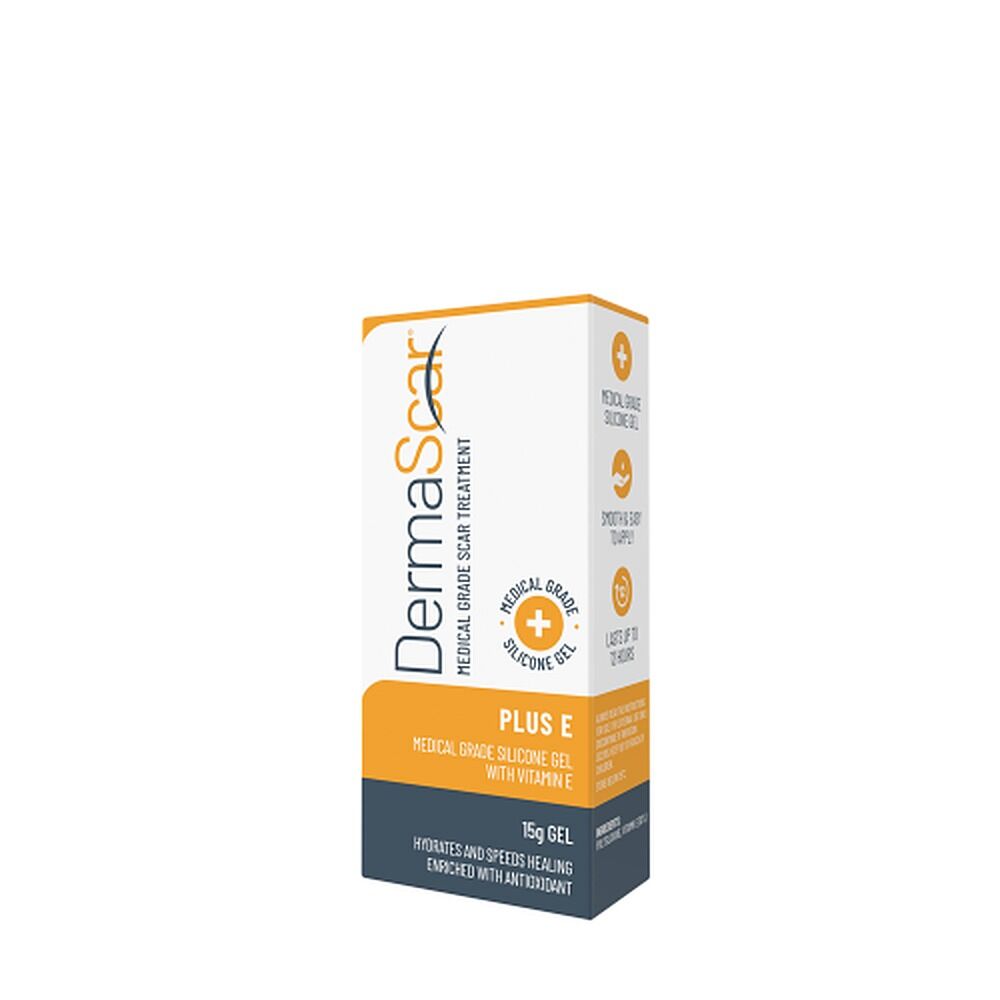 DermaScar Plus E 10% Vitamin E Silicone Gel 15g