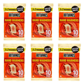 Hot Hands Hand Warmers 5 Pairs x 6 Bundle of 6