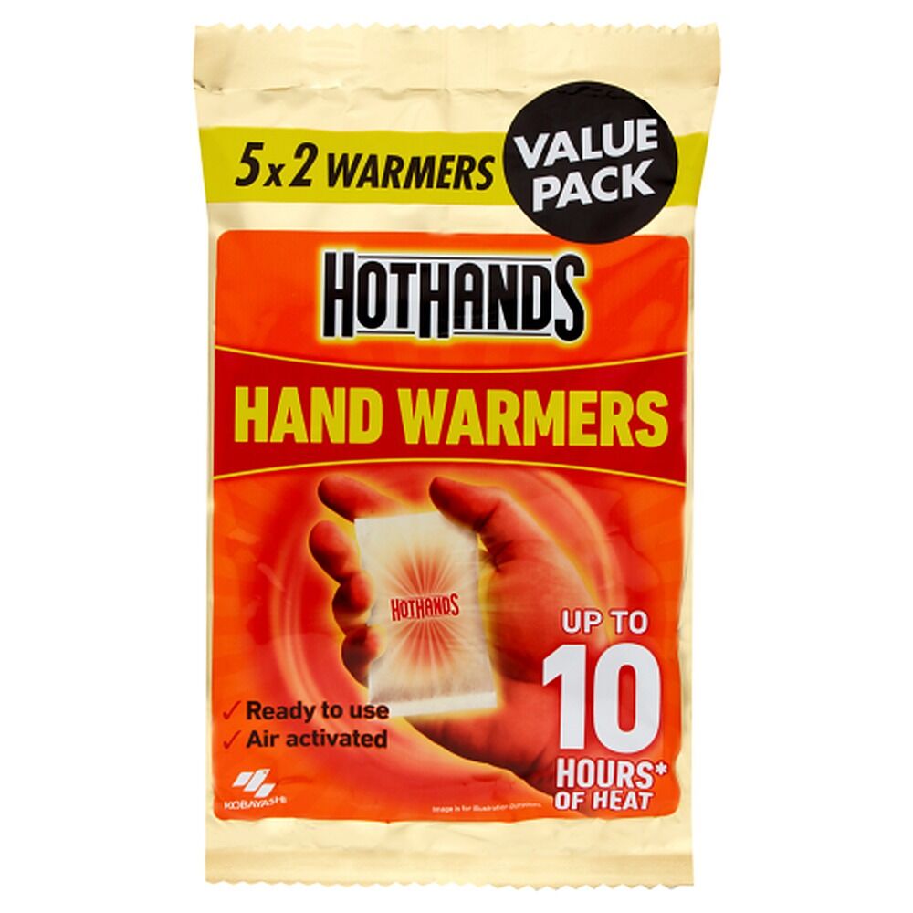 Hot Hands Hand Warmers 5 Pairs x 6
