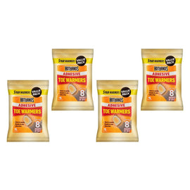 Hot Hands Adhesive Toe Warmers 5 Pairs x 4 Bundle of 4