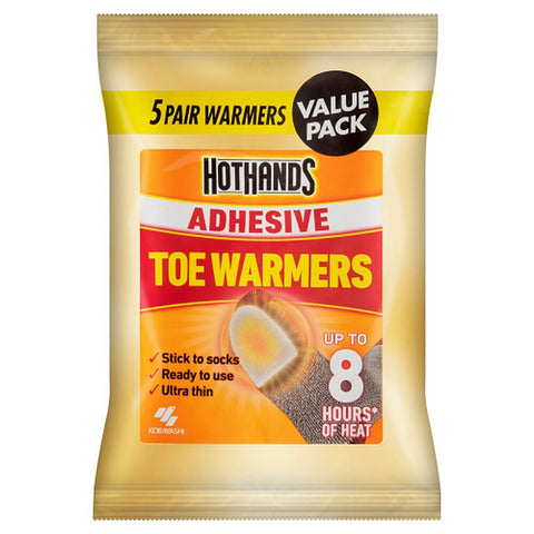 Hot Hands Adhesive Toe Warmers 5 Pairs