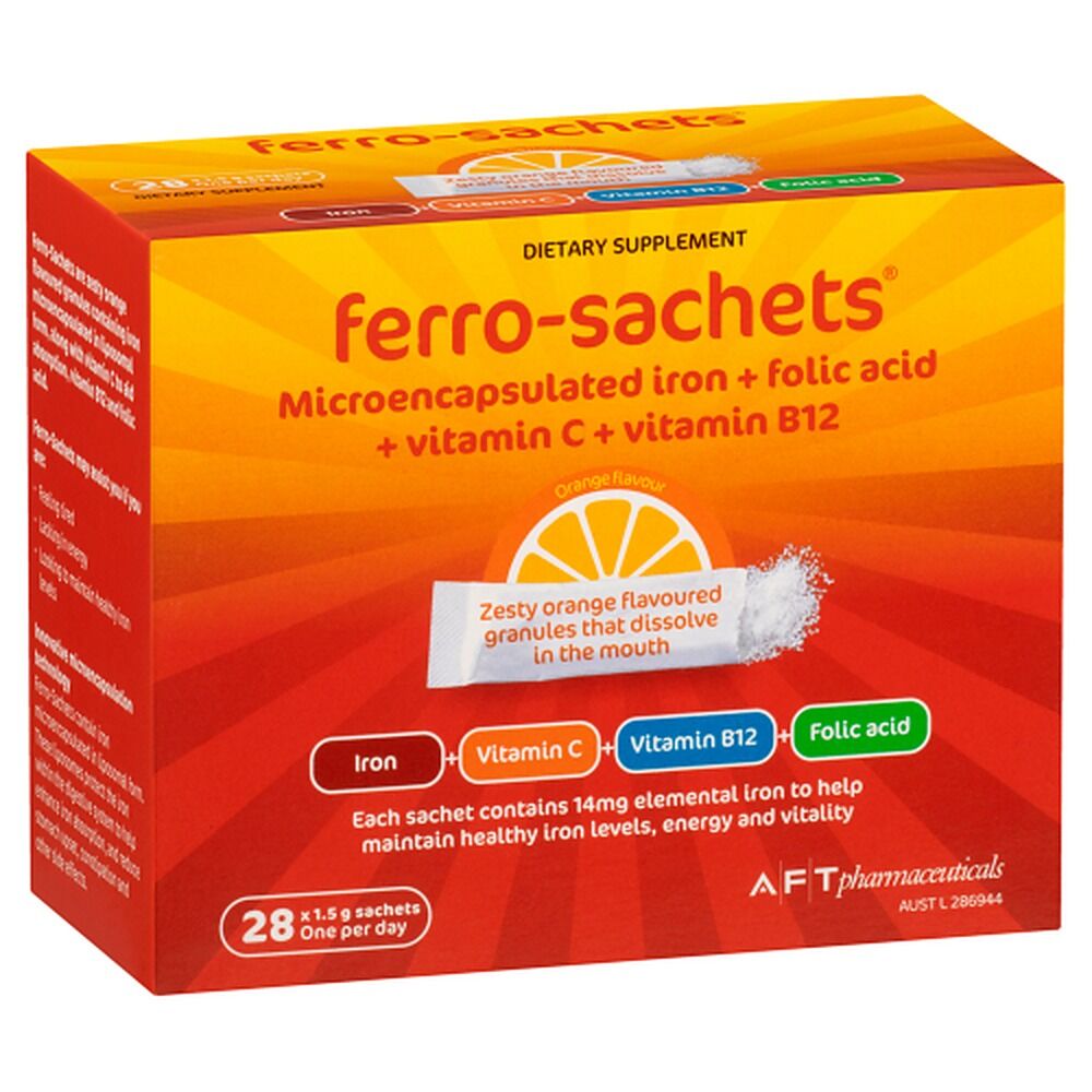 Ferro-Sachets Liposomal Iron 1.5g 28 Sachets