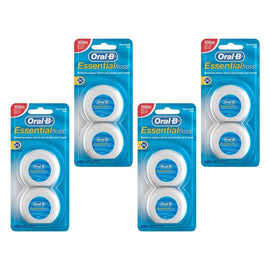Oral-B Essential Dental Floss 50m 2 Pack Bundle of 4