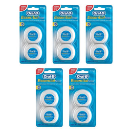 Oral-B Essential Dental Floss 50m 2 Pack Bundle of 5