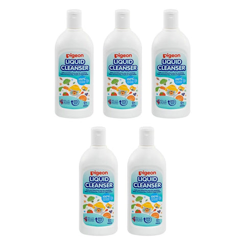 Pigeon Bottle & Nipple Liquid Cleanser 450mL Pack of 5