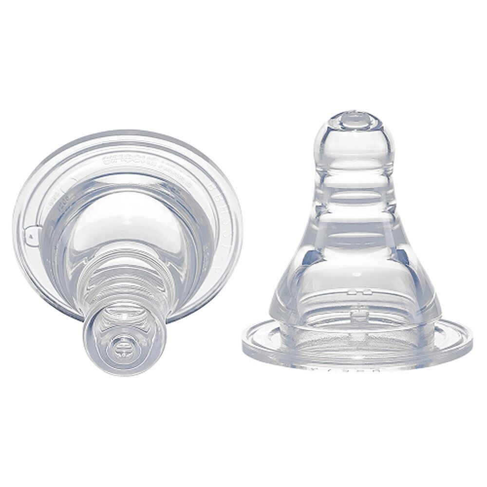 Pigeon Peristaltic Slim Neck Teat Large 2 Pack
