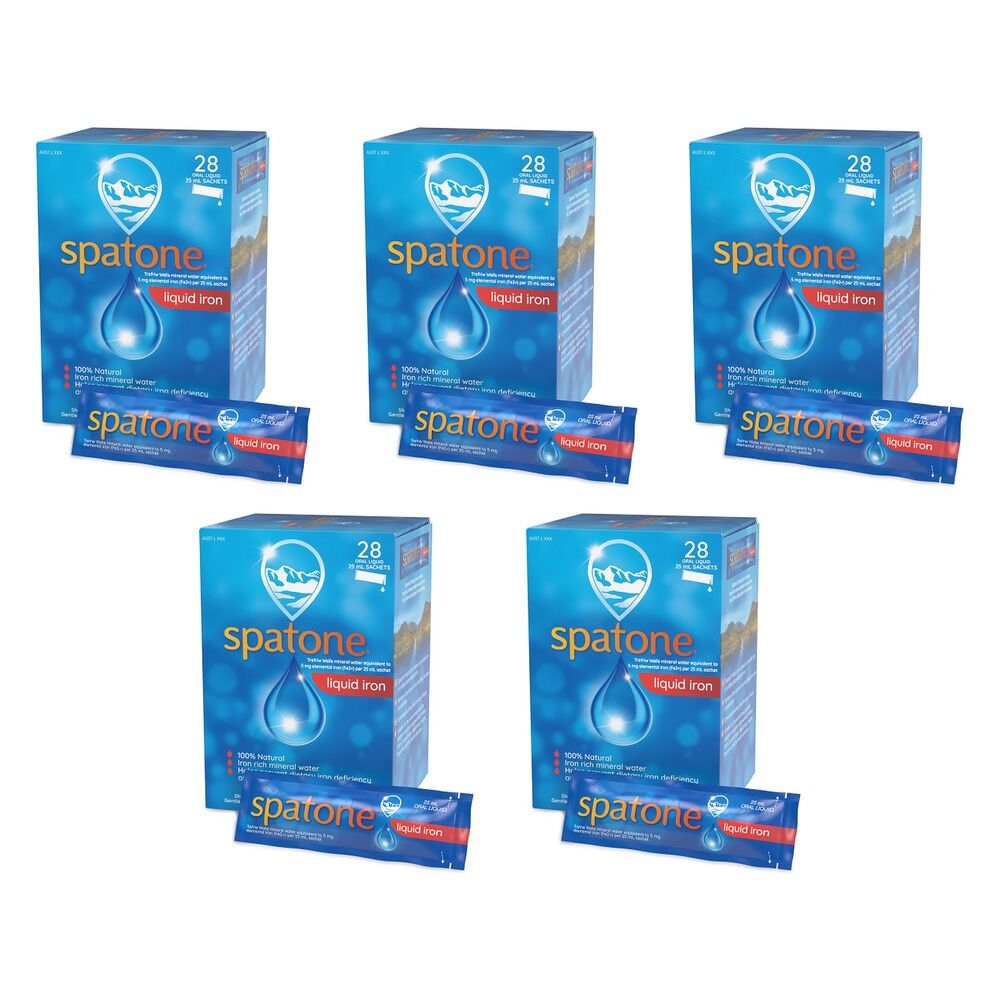 Spatone Liquid Iron 28 Sachets Pack of 5