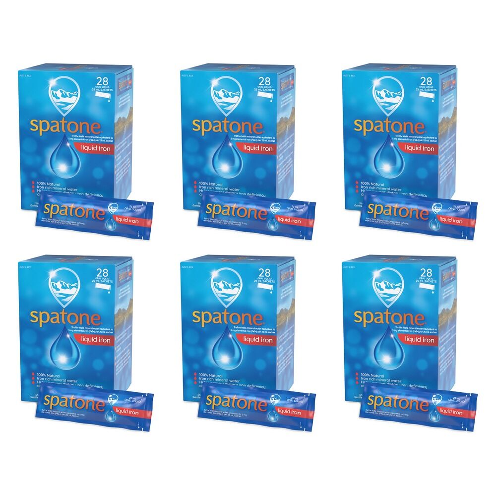 Spatone Liquid Iron 28 Sachets Pack of 6