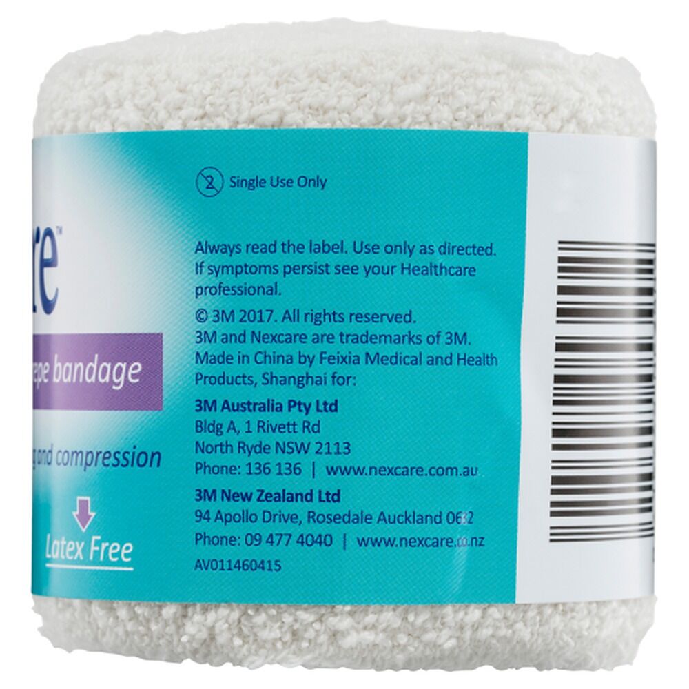 Nexcare Medium Crepe Bandage White 5cm x 1.6m