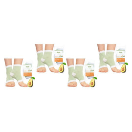 Elive Cracked Heel Gel Socks x 6 Bundle of 4