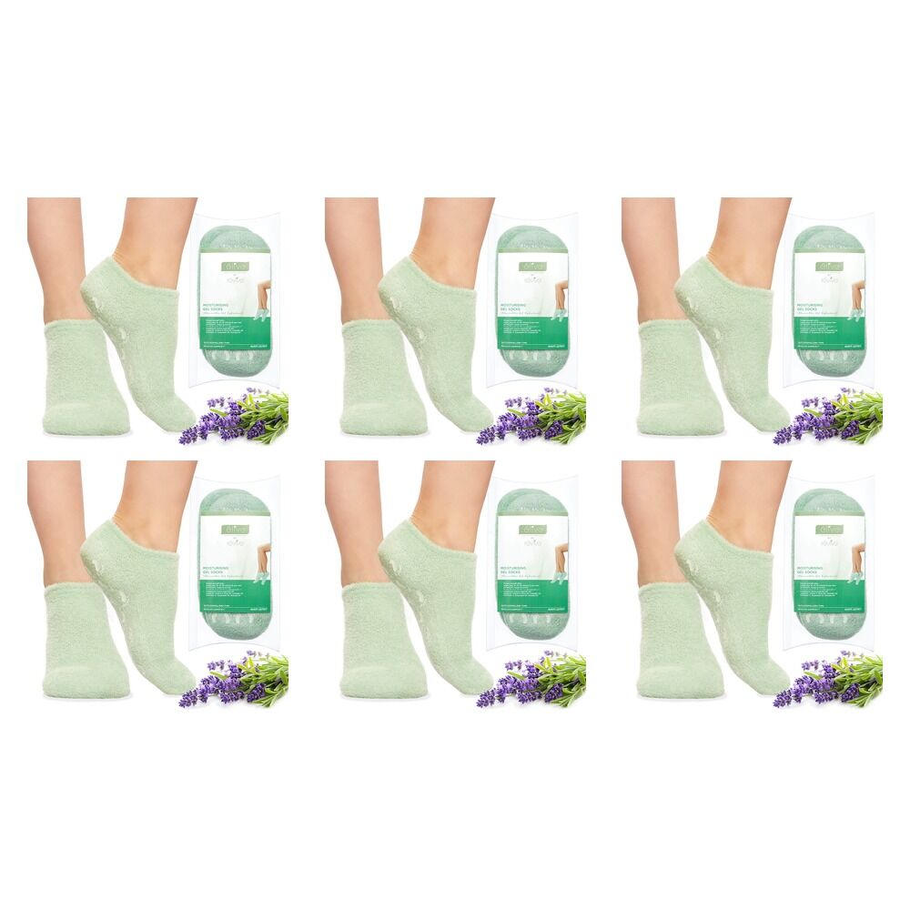 Elive Moisturising Gel Socks x 6 Bundle of 6