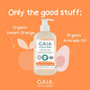 GAIA Natural Baby Bath & Body Wash 500mL
