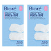 Biore Nose + Face Deep Cleansing Pore Strips 14 Pack Bundle of 2
