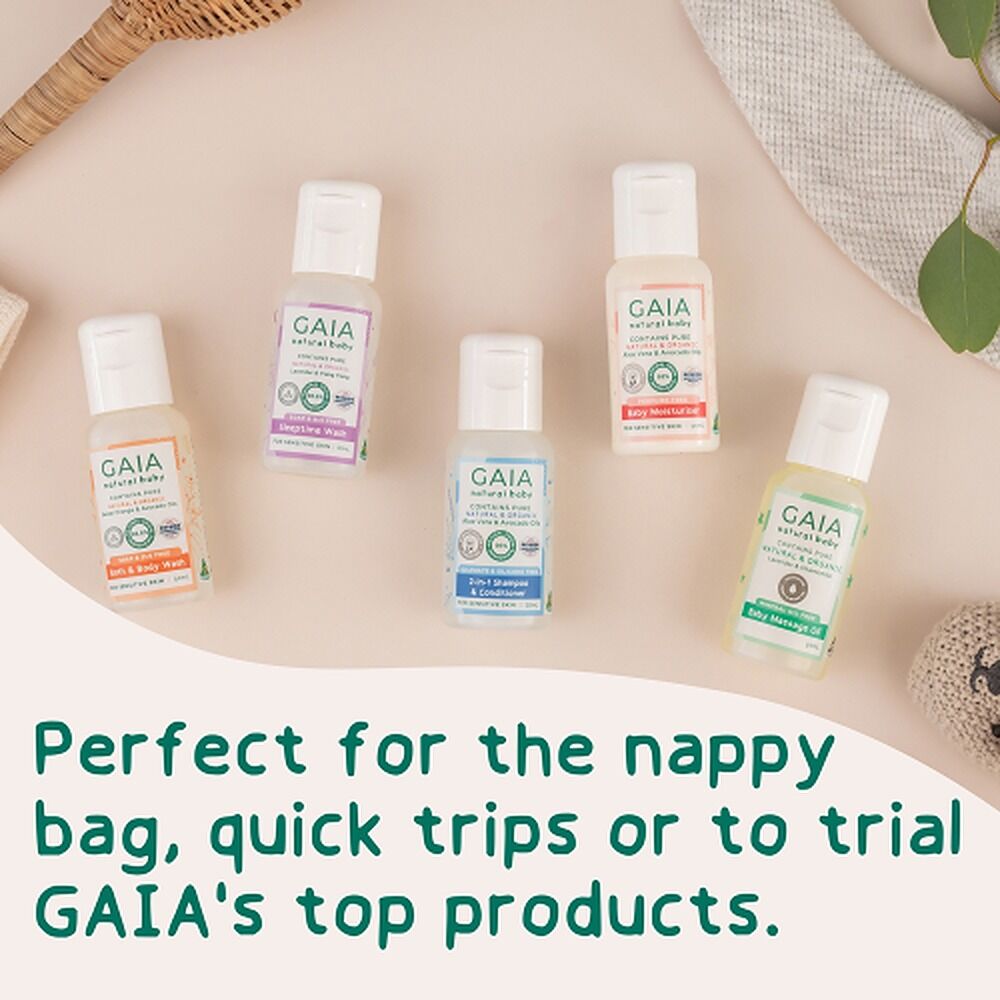 GAIA Natural Baby Starter Kit 5 Piece Set