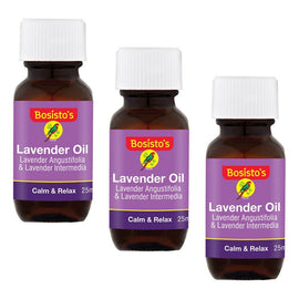 Bosisto's Lavender Oil 25mL Pack of 3