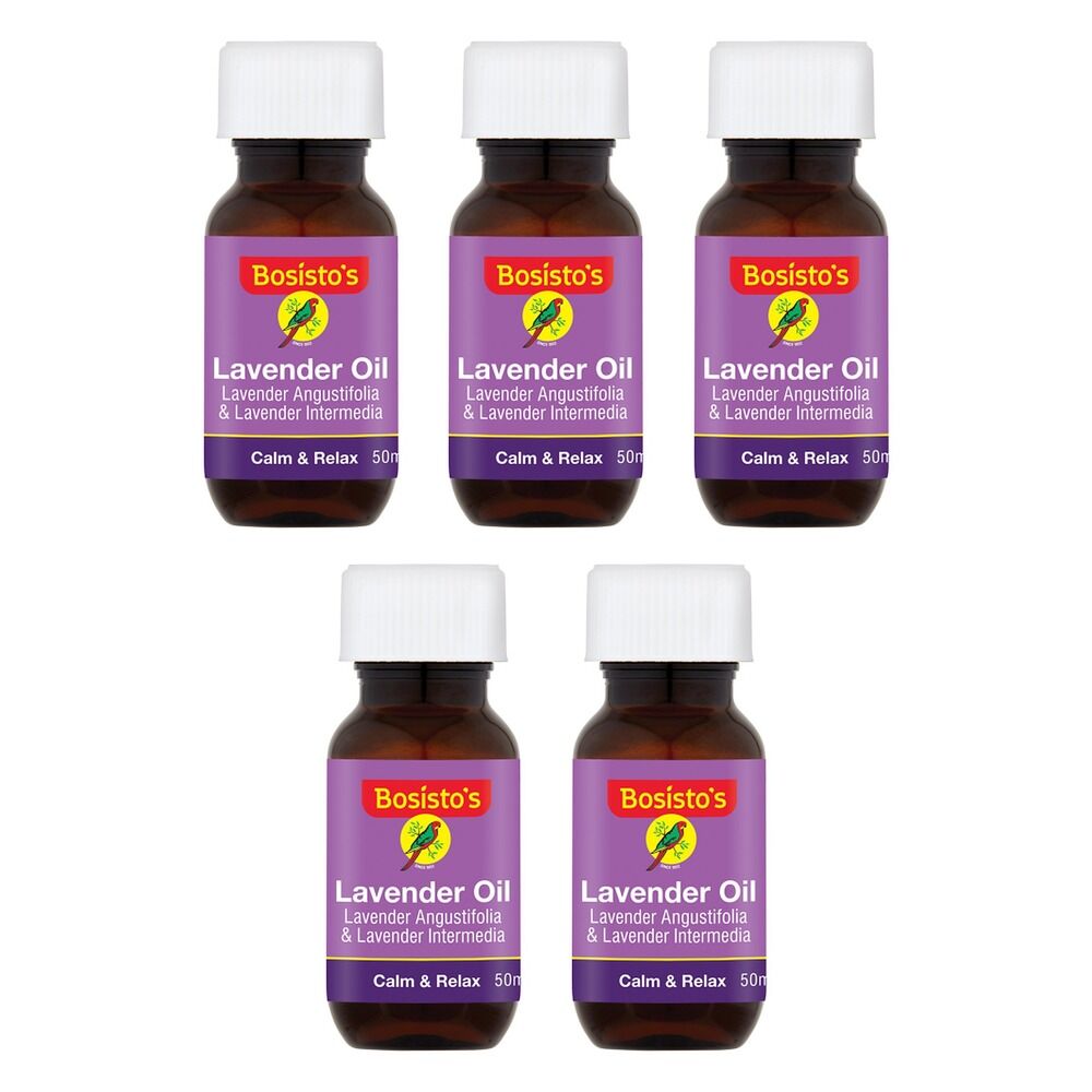 Bosisto's Lavender Oil 50mL Pack of 5