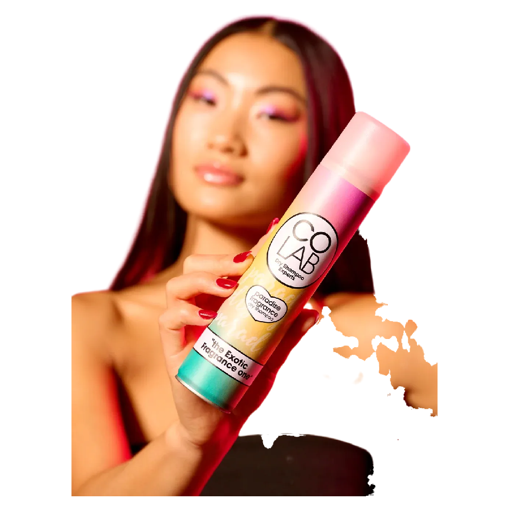 COLAB Dry Shampoo Paradise 200ml Invisible Clean Oil Absorbing Spray